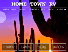 Tablet Screenshot of hometownrvyuma.com